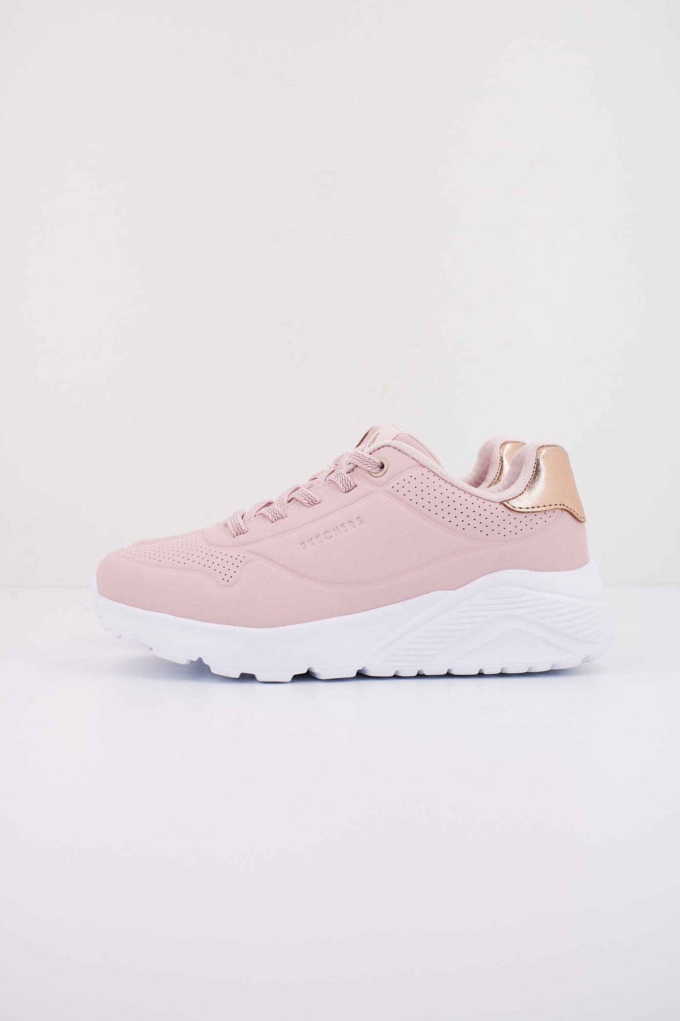 SKECHERS UNO LITE-METALLIC MO en color ROSA  (1)