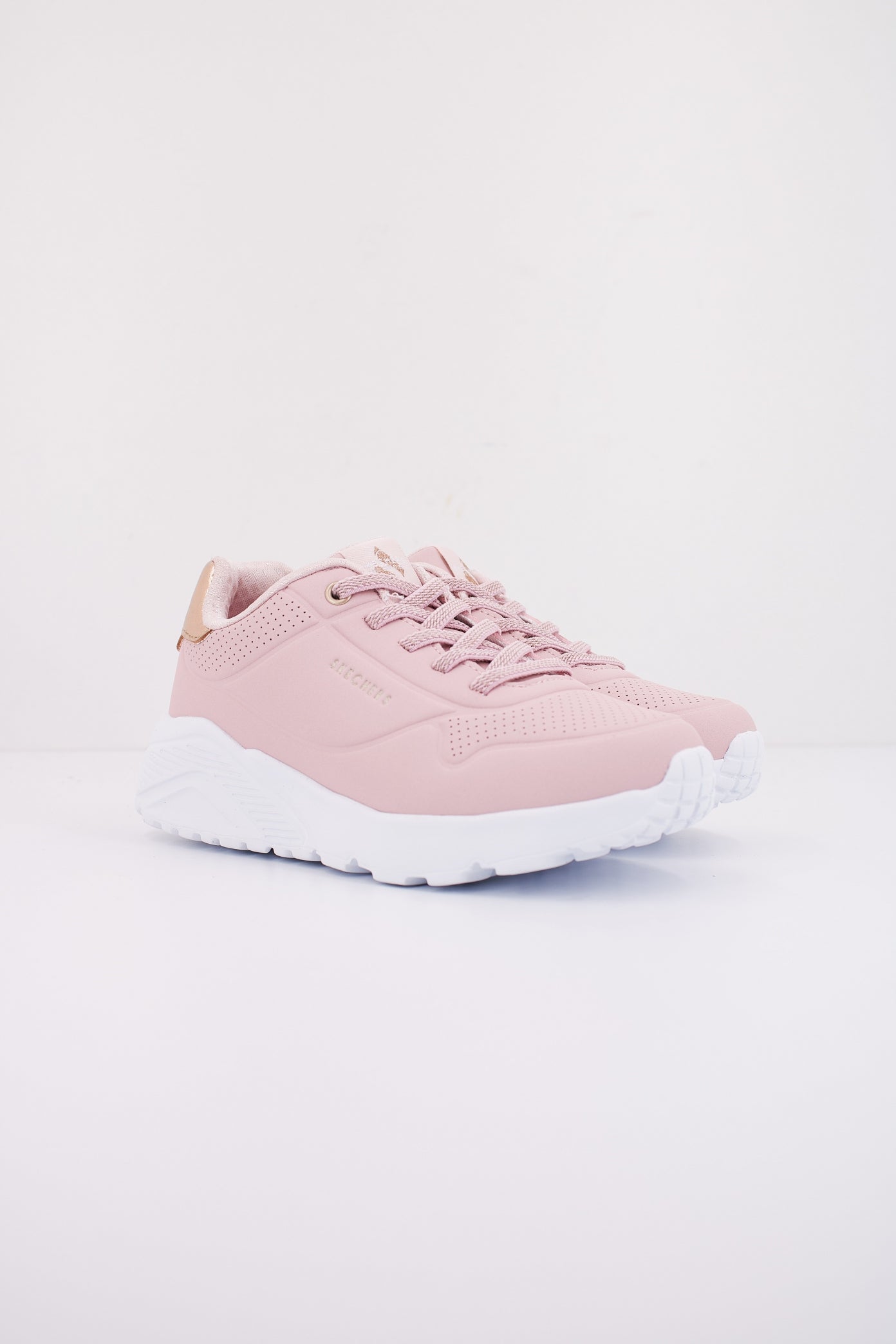 SKECHERS UNO LITE-METALLIC MO en color ROSA  (2)