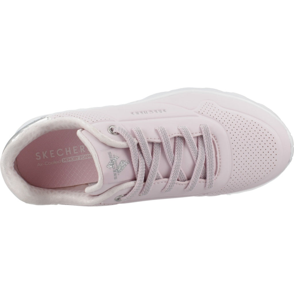 SKECHERS UNO LITE-METALLIC MO en color ROSA  (7)