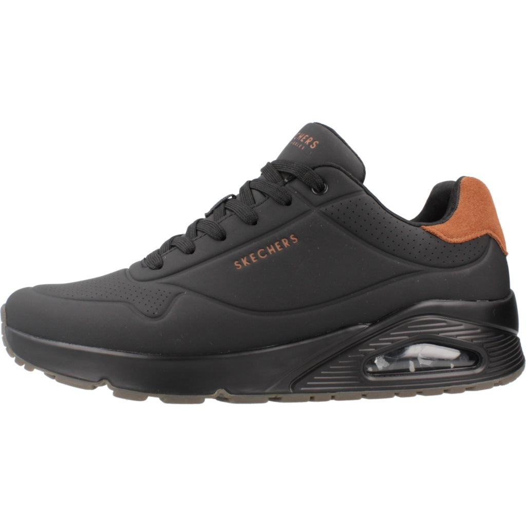 SKECHERS UNO - SUITED ON AIR en color NEGRO  (2)