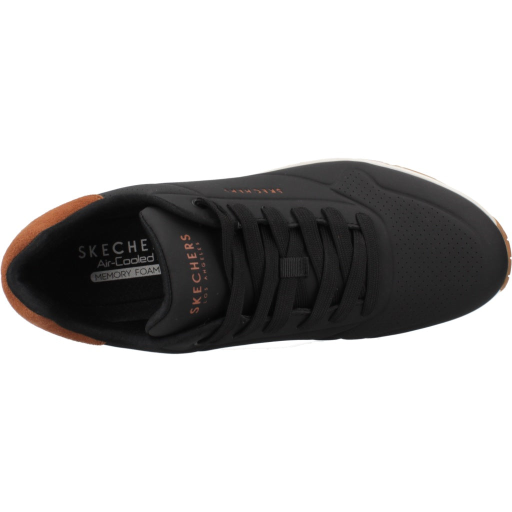 SKECHERS UNO - SUITED ON AIR en color NEGRO  (7)