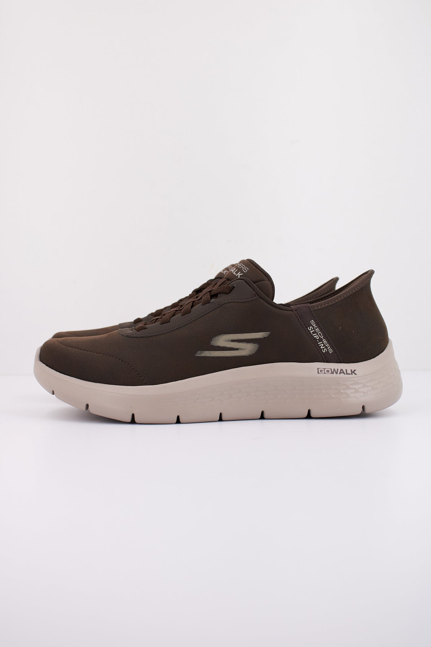 SKECHERS SLIP - INS GO WALK FLEX - SMOOT en color MARRON  (1)