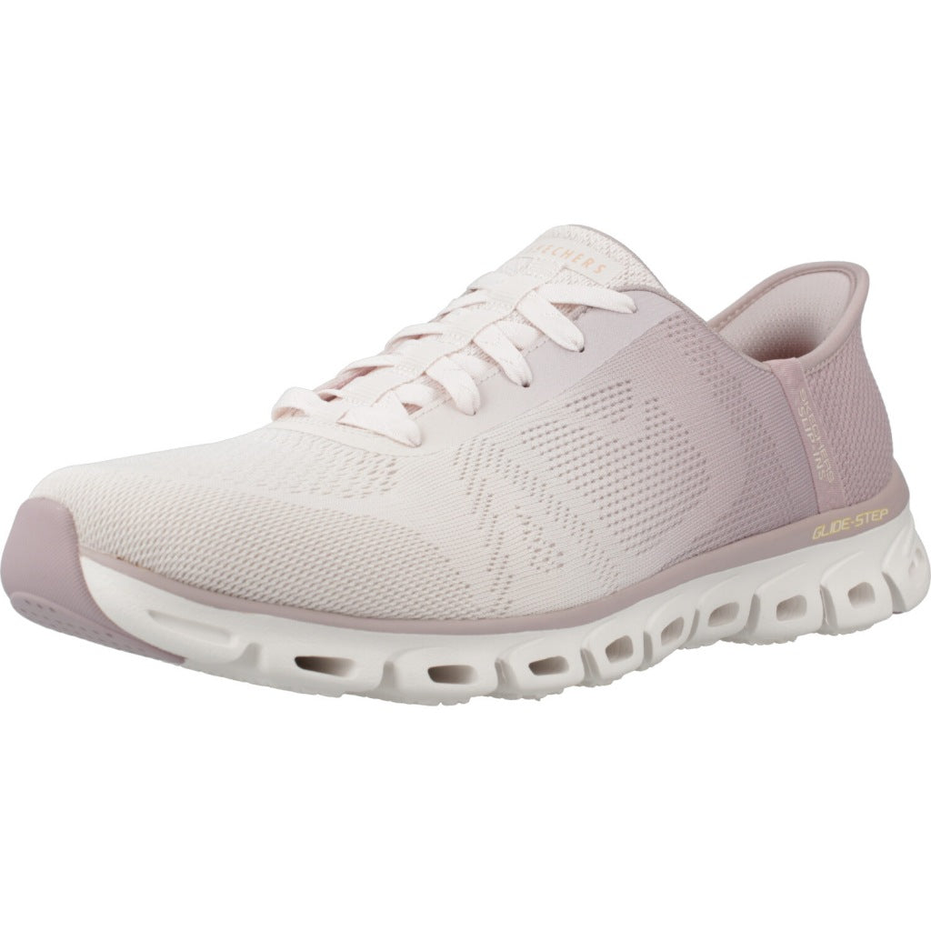 SKECHERS GLIDE-STEP - EXCITE en color ROSA  (1)