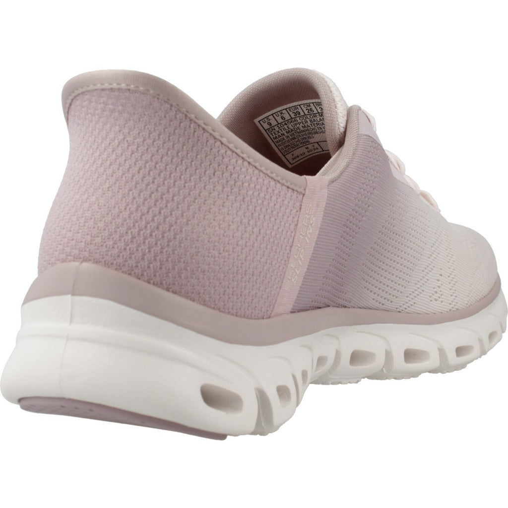 SKECHERS GLIDE-STEP - EXCITE en color ROSA  (3)