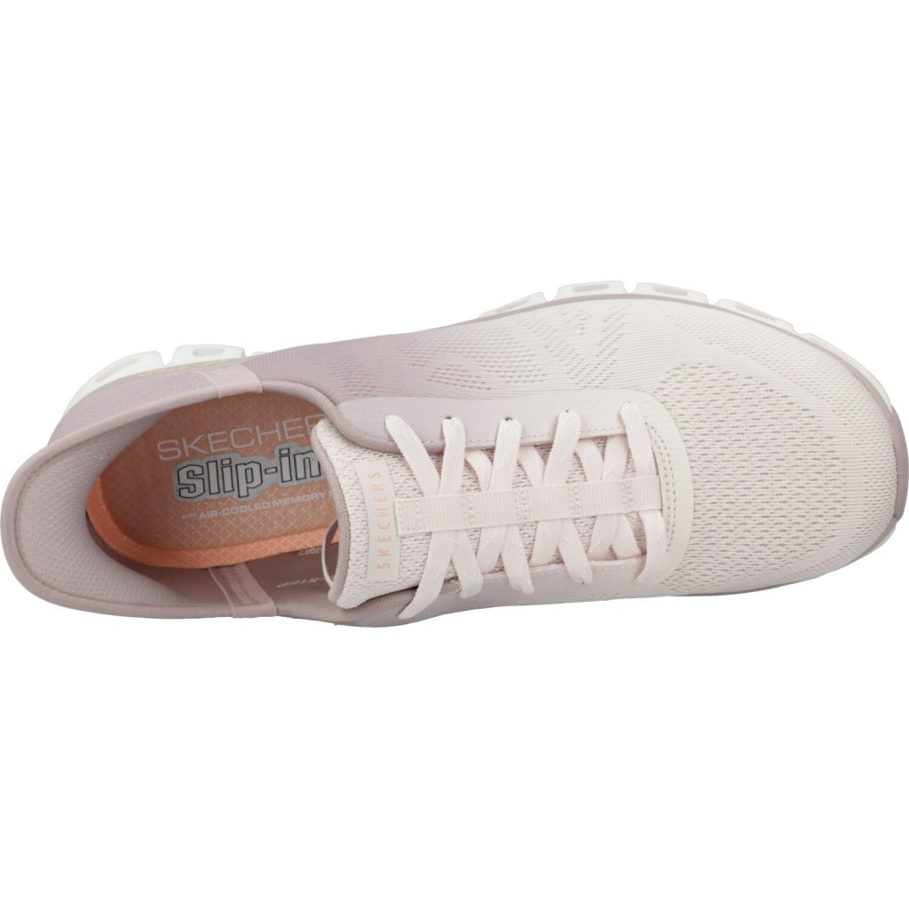 SKECHERS GLIDE-STEP - EXCITE en color ROSA  (7)