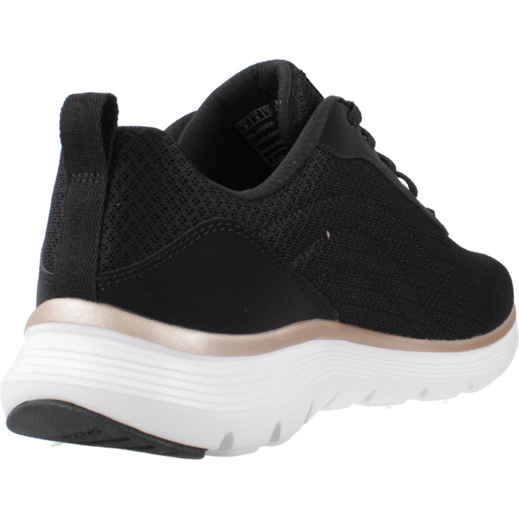 SKECHERS FLEX APPEAL . en color NEGRO  (3)