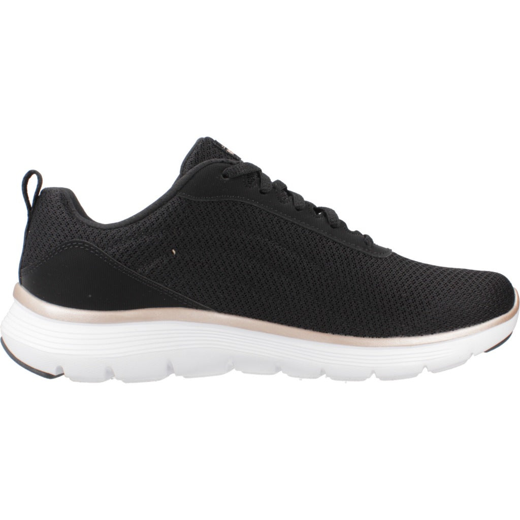 SKECHERS FLEX APPEAL . en color NEGRO  (4)