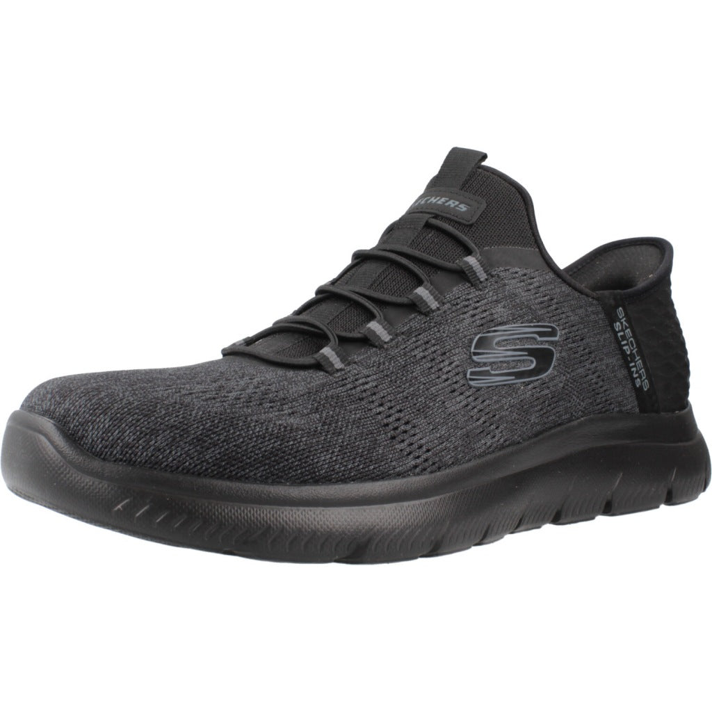 SKECHERS SUMMITS - KEY PACE  SLIP-INS en color NEGRO  (1)