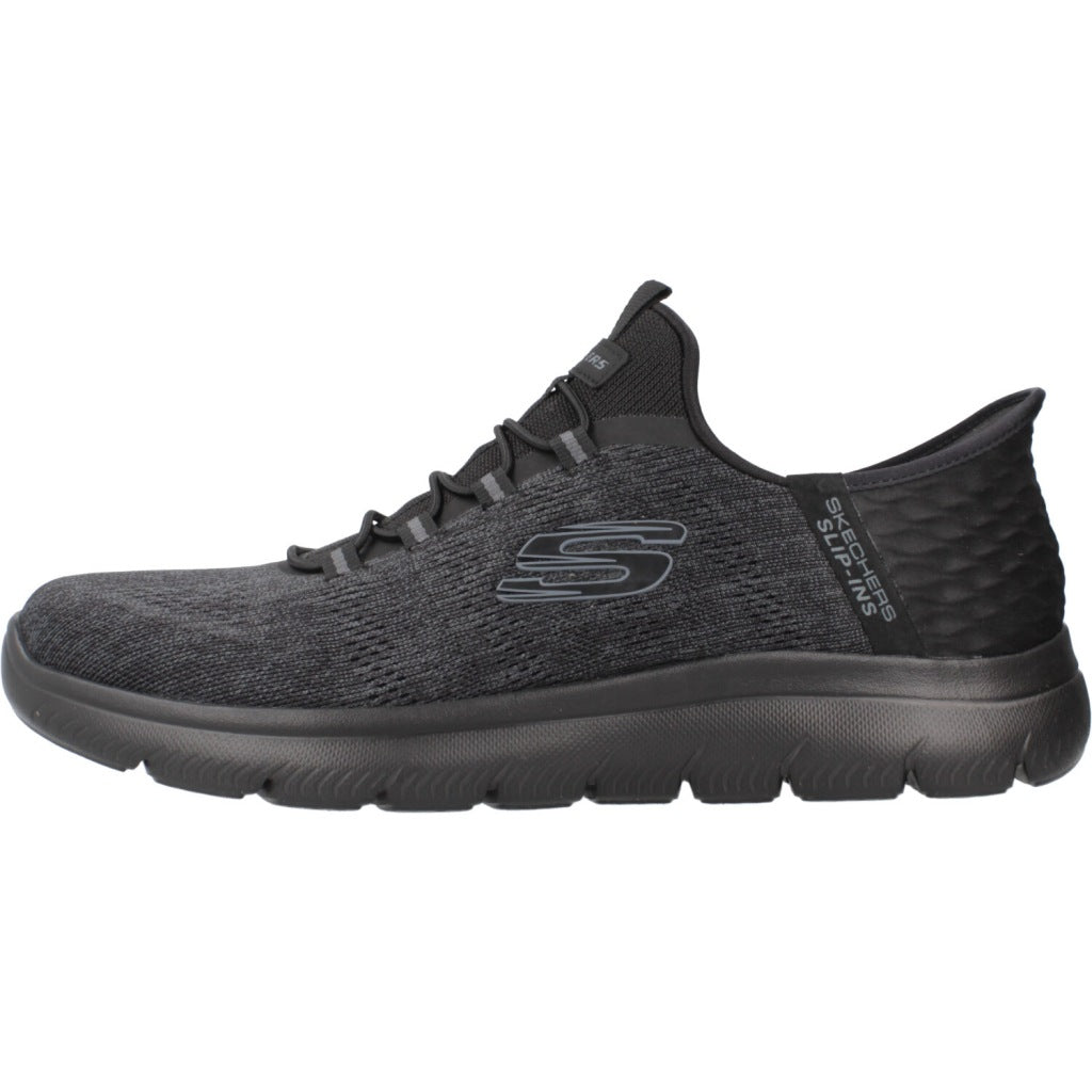 SKECHERS SUMMITS - KEY PACE  SLIP-INS en color NEGRO  (2)