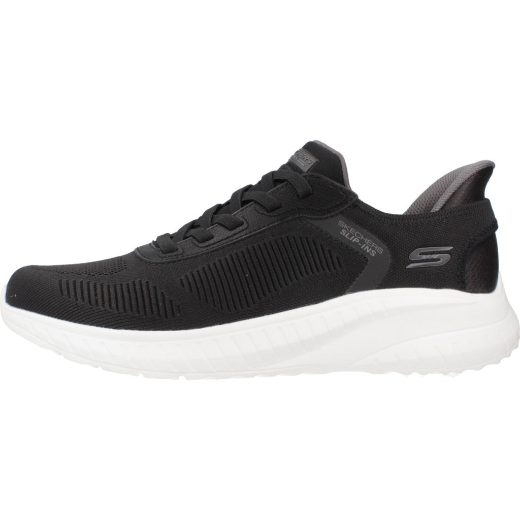 SKECHERS SLIP-INS BOBS SQUAD CHAOS en color NEGRO  (2)