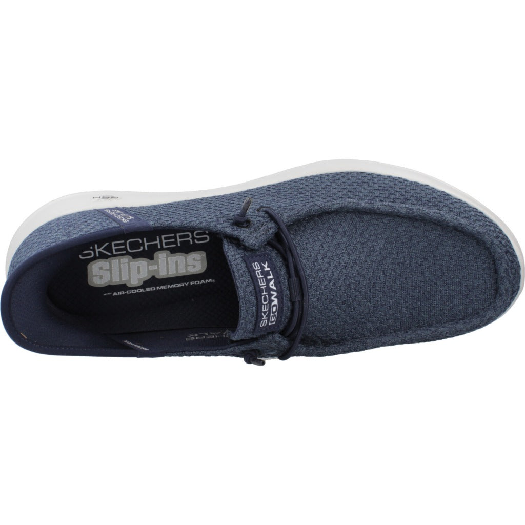 SKECHERS GO WALK FLEX en color AZUL  (7)