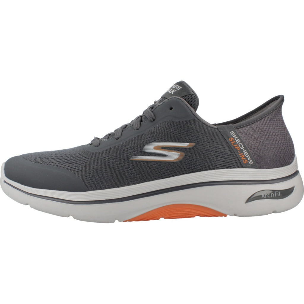 SKECHERS GO WALK ARCH . en color GRIS  (2)