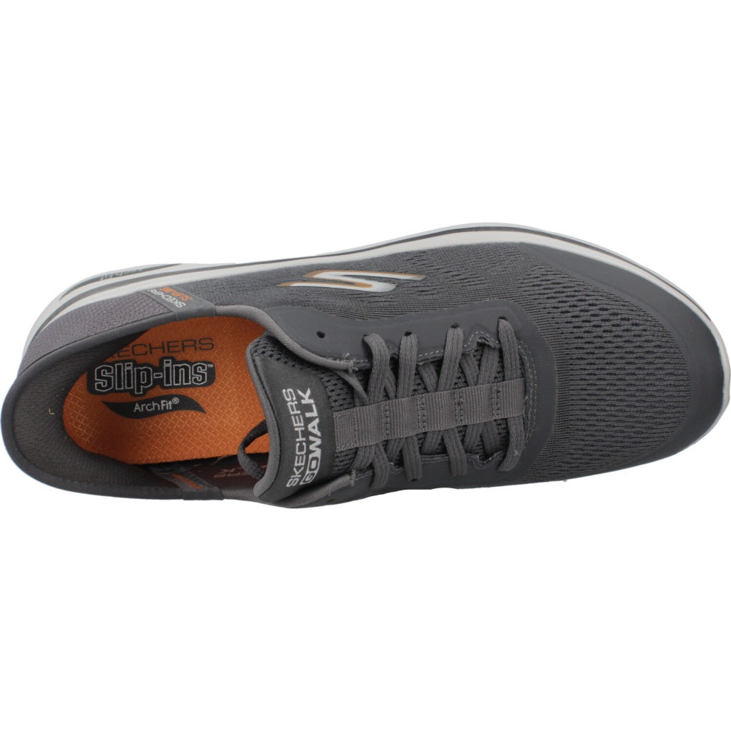 SKECHERS GO WALK ARCH . en color GRIS  (7)