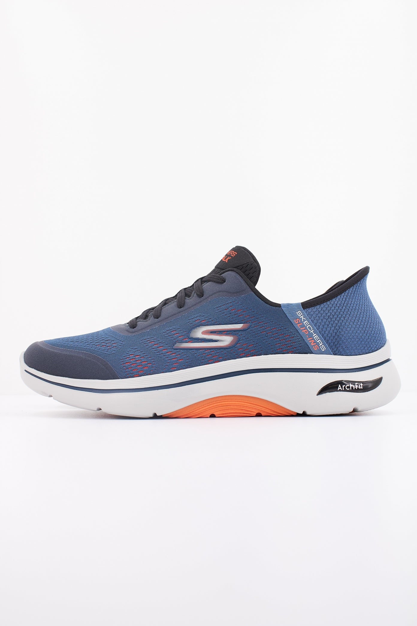 SKECHERS GO WALK ARCH . en color AZUL  (1)