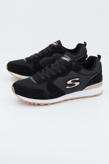 SKECHERS GOLDN GURL en color NEGRO  (1)