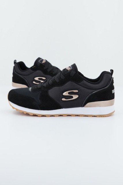 SKECHERS GOLDN GURL en color NEGRO  (2)