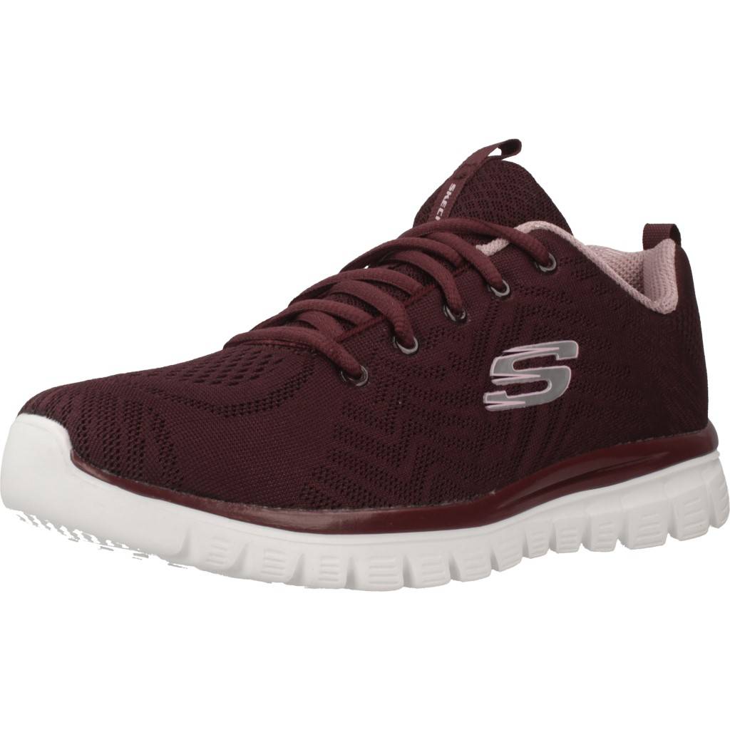 SKECHERS KEEPSAKES   CLOUD PEAK en color BURDEOS  (1)