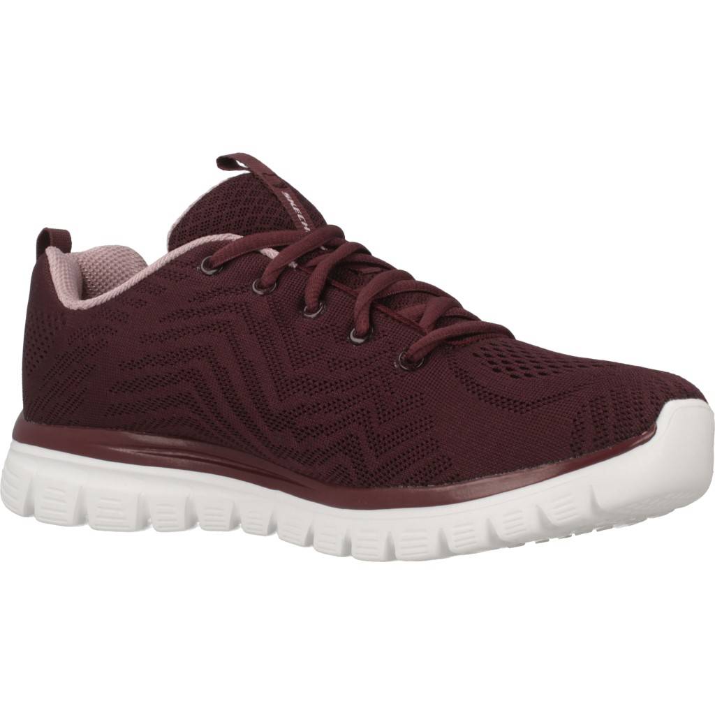 SKECHERS KEEPSAKES   CLOUD PEAK en color BURDEOS  (5)