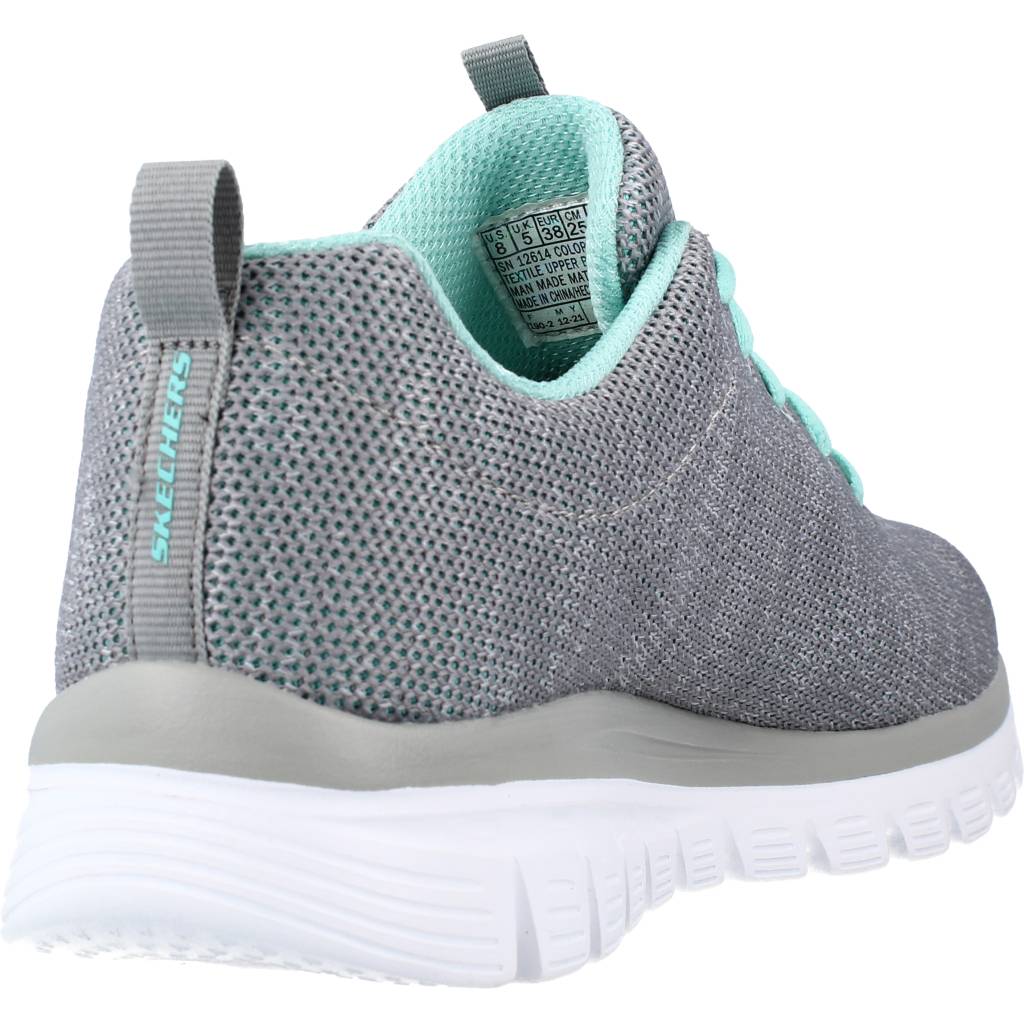 SKECHERS GRACEFUL TWISTED FORTUNE en color GRIS  (3)