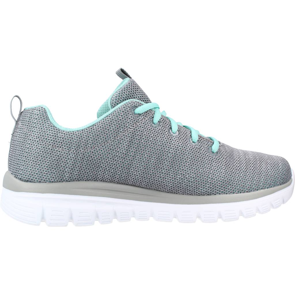 SKECHERS GRACEFUL TWISTED FORTUNE en color GRIS  (4)