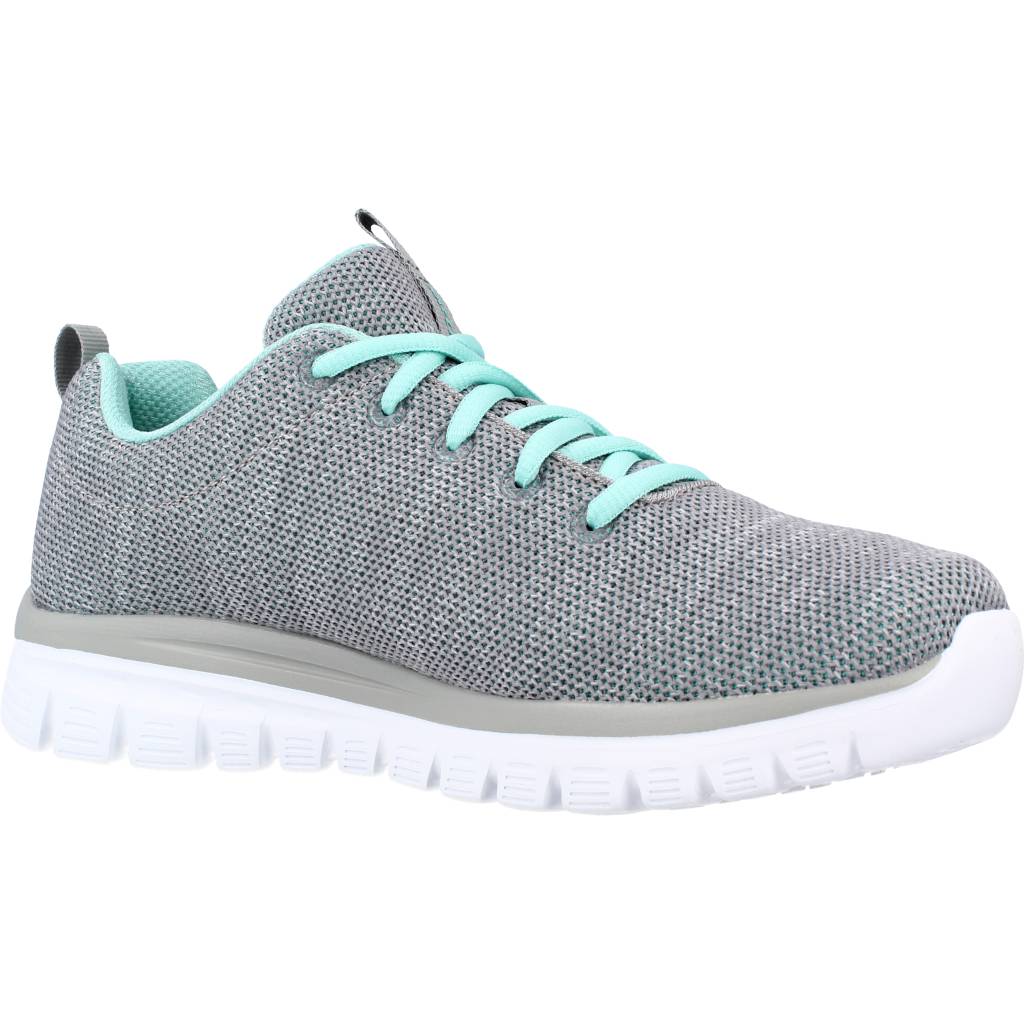 SKECHERS GRACEFUL TWISTED FORTUNE en color GRIS  (5)