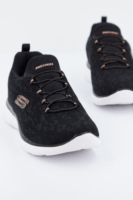 SKECHERS SUMMITS - LEOPARD SPOT en color NEGRO  (4)