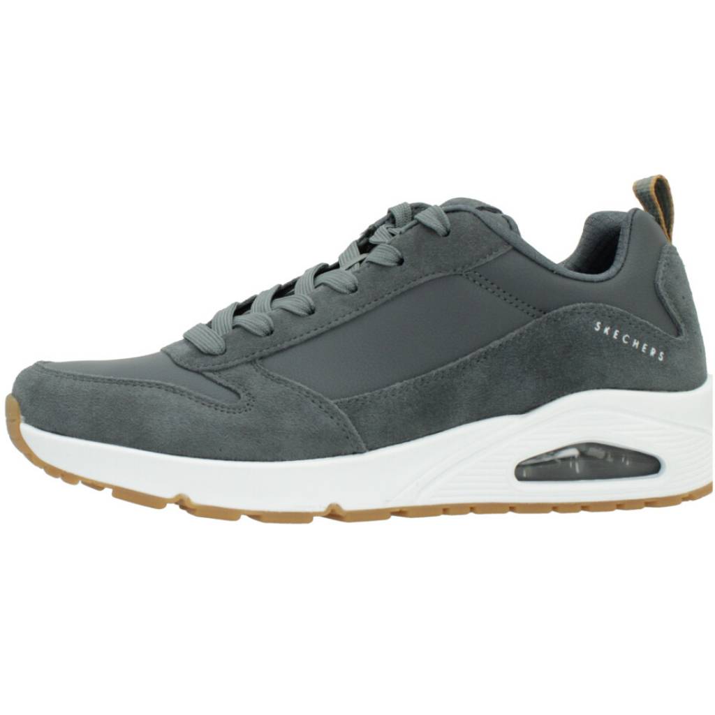 SKECHERS UNO - STACRE en color GRIS  (2)