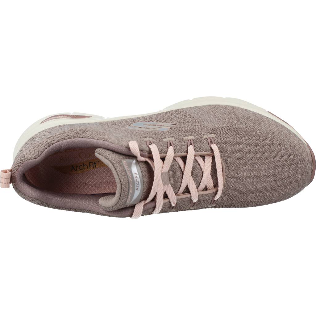 SKECHERS ARCH FIT COMFY WAVE en color MARRON  (7)