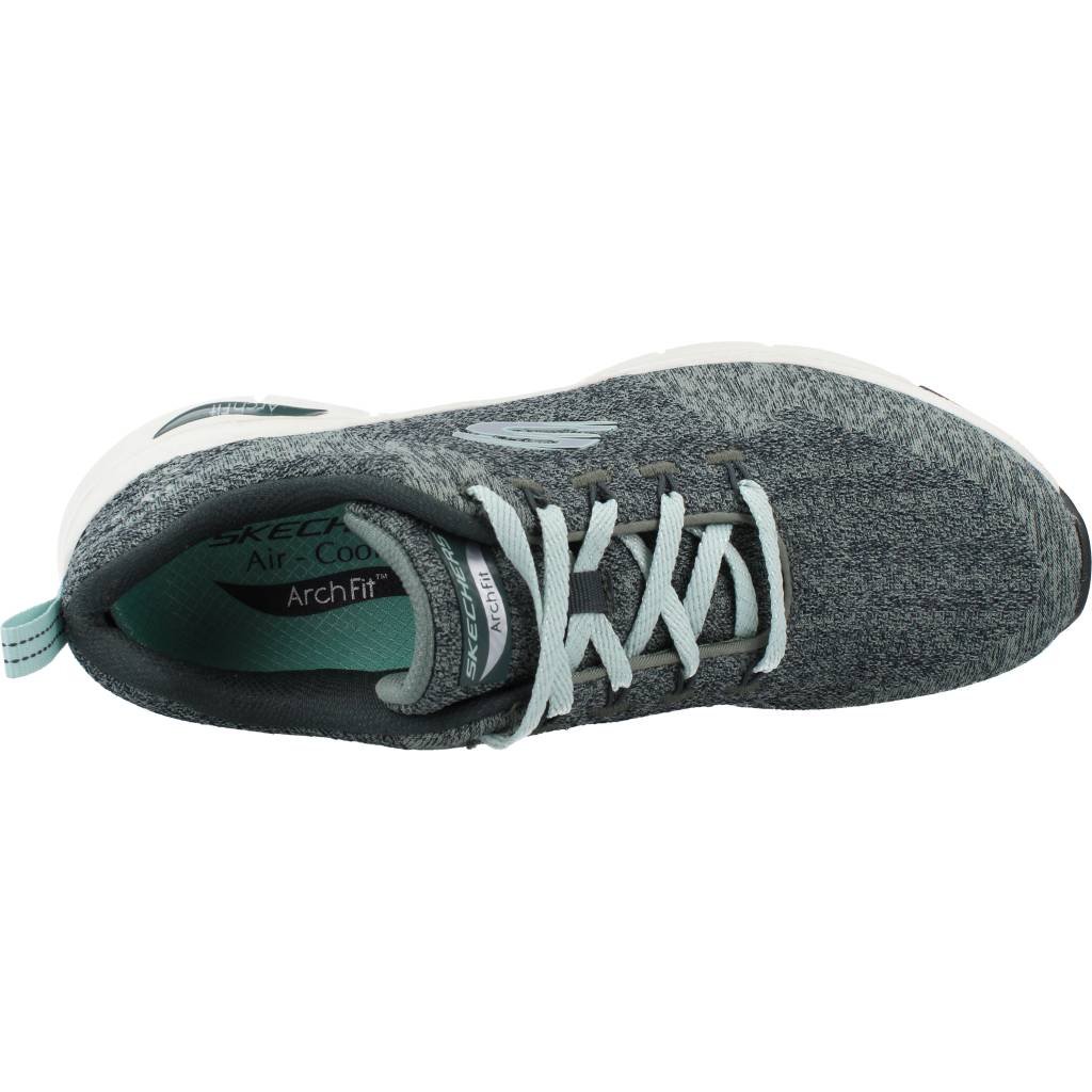 SKECHERS ARCH FIT COMFY WAVE en color VERDE  (7)