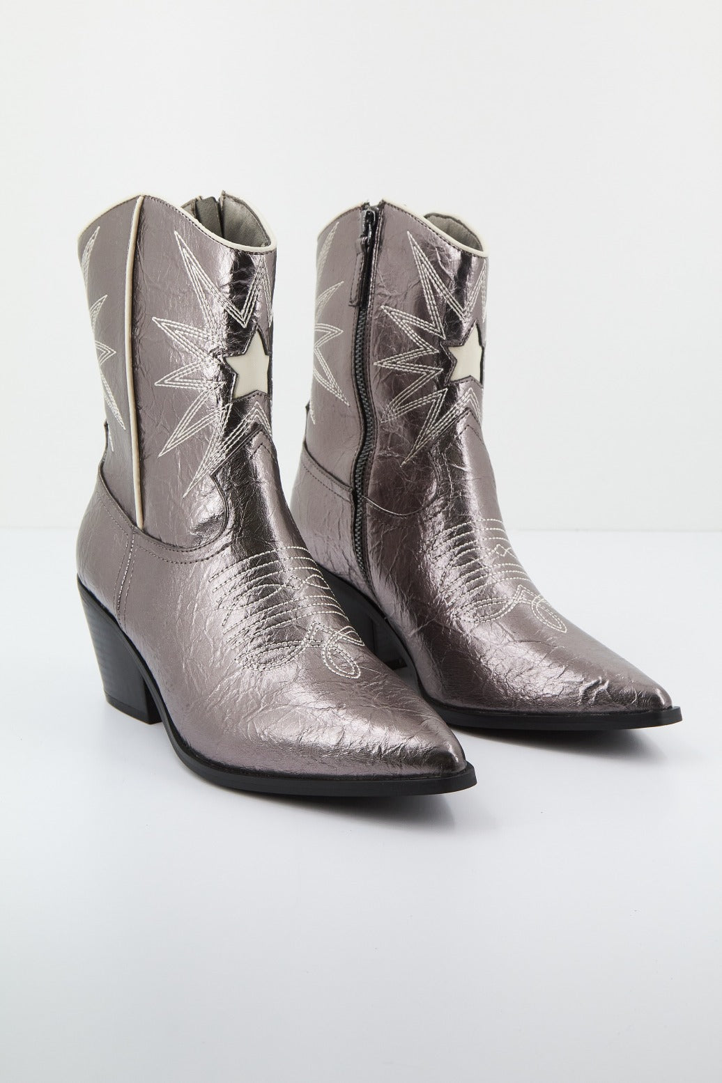 LA STRADA WESTERN BOOTIE en color PLATA  (1)