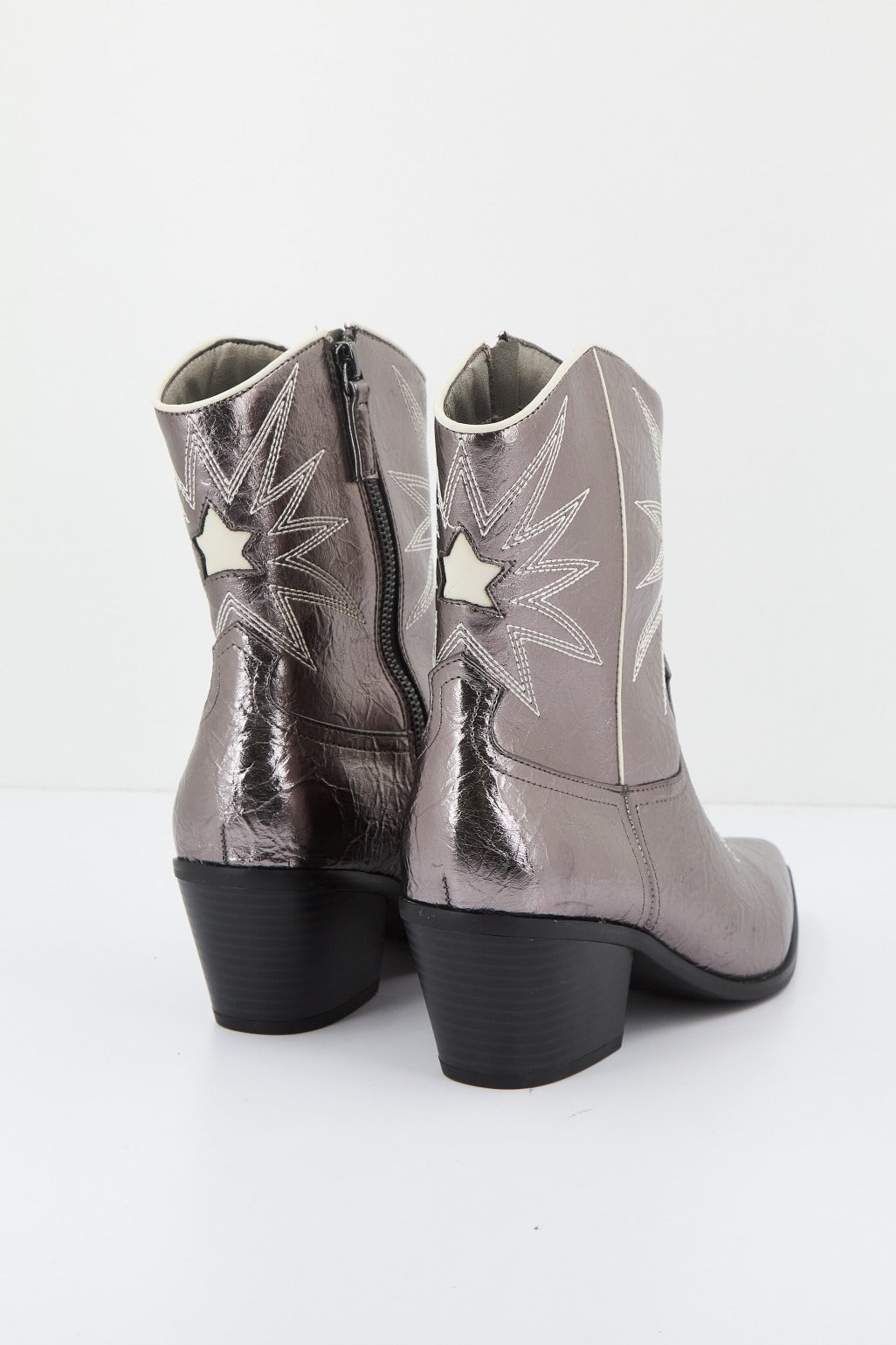 LA STRADA WESTERN BOOTIE en color PLATA  (3)