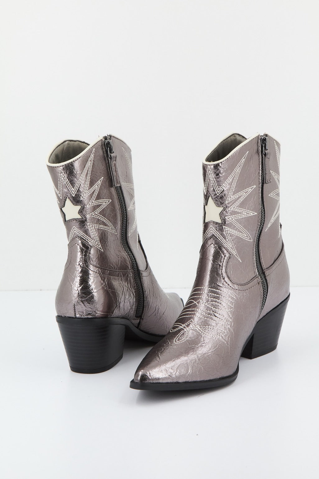 LA STRADA WESTERN BOOTIE en color PLATA  (4)