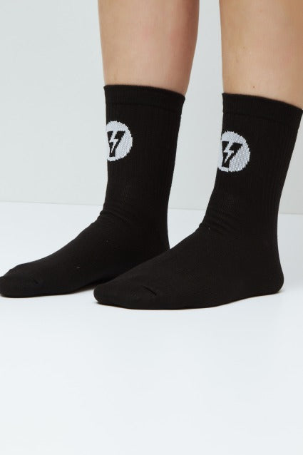 YELLOW PACK DE  THUNDER SOCKS en color NEGRO  (5)