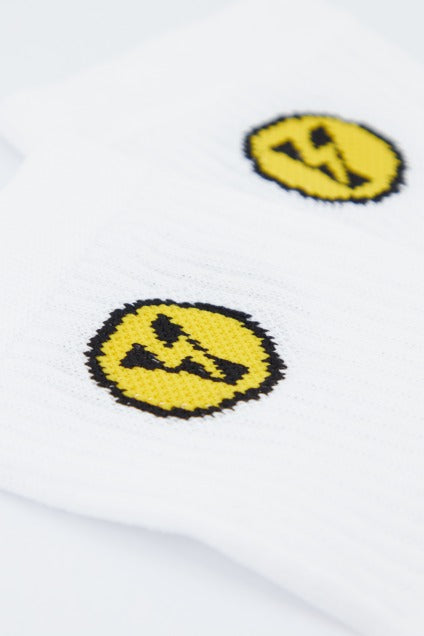 YELLOW PACK DE  THUNDER SOCKS en color BLANCO  (3)