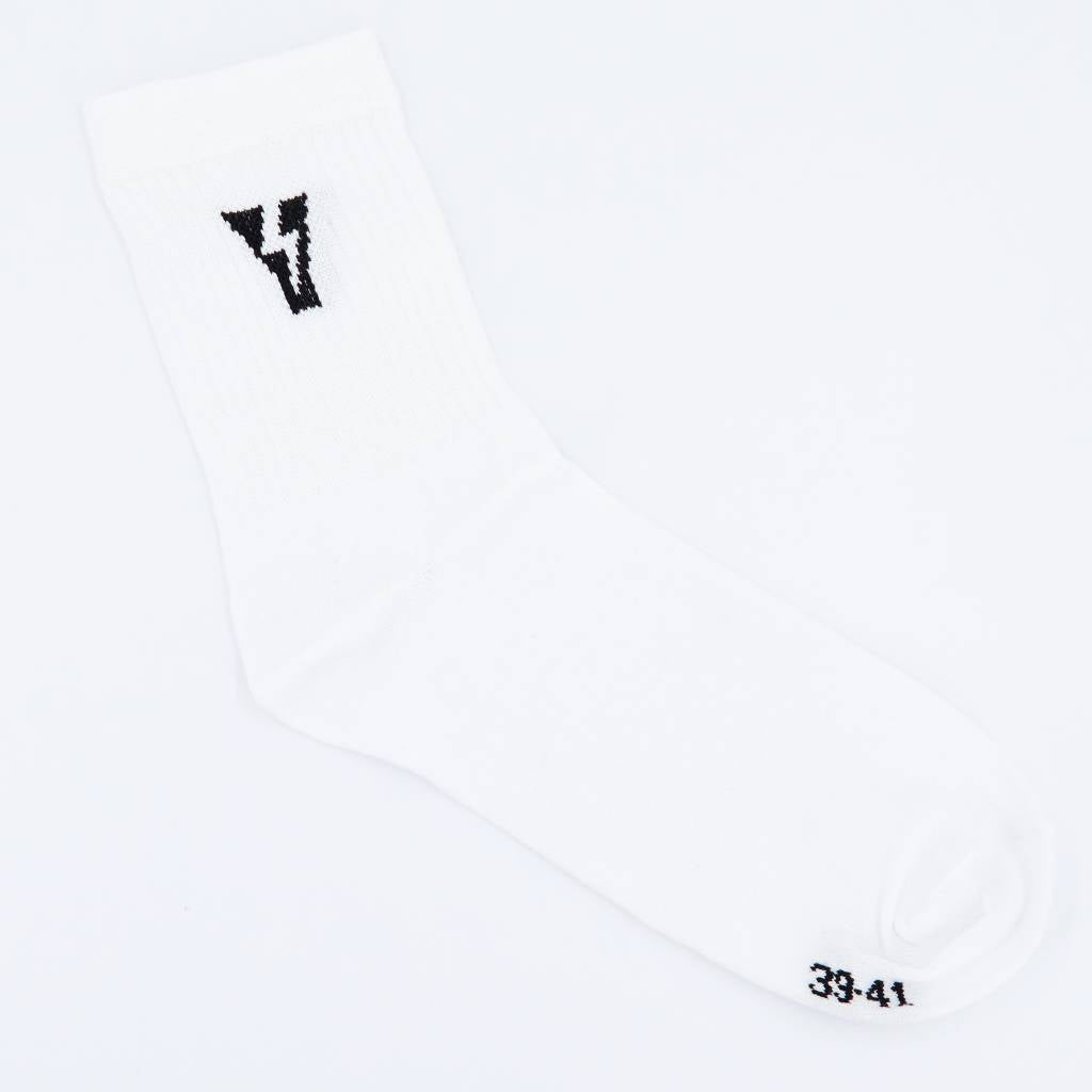 YELLOW PACK DE  THUNDER SOCKS en color BLANCO  (5)