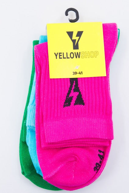 YELLOW PACK DE  THUNDER SOCKS en color MULTICOLOR  (2)