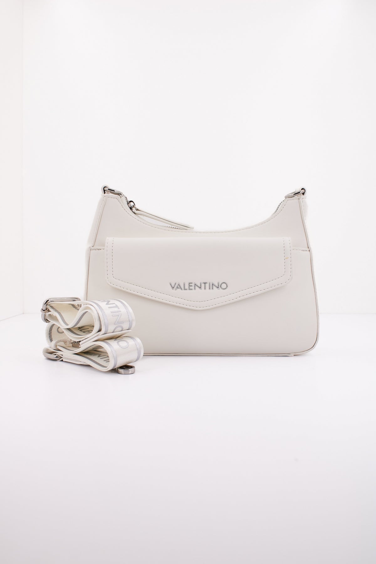 VALENTINO BAGS LADY SYNTHETIC BAG - HUDSO en color BLANCO  (1)