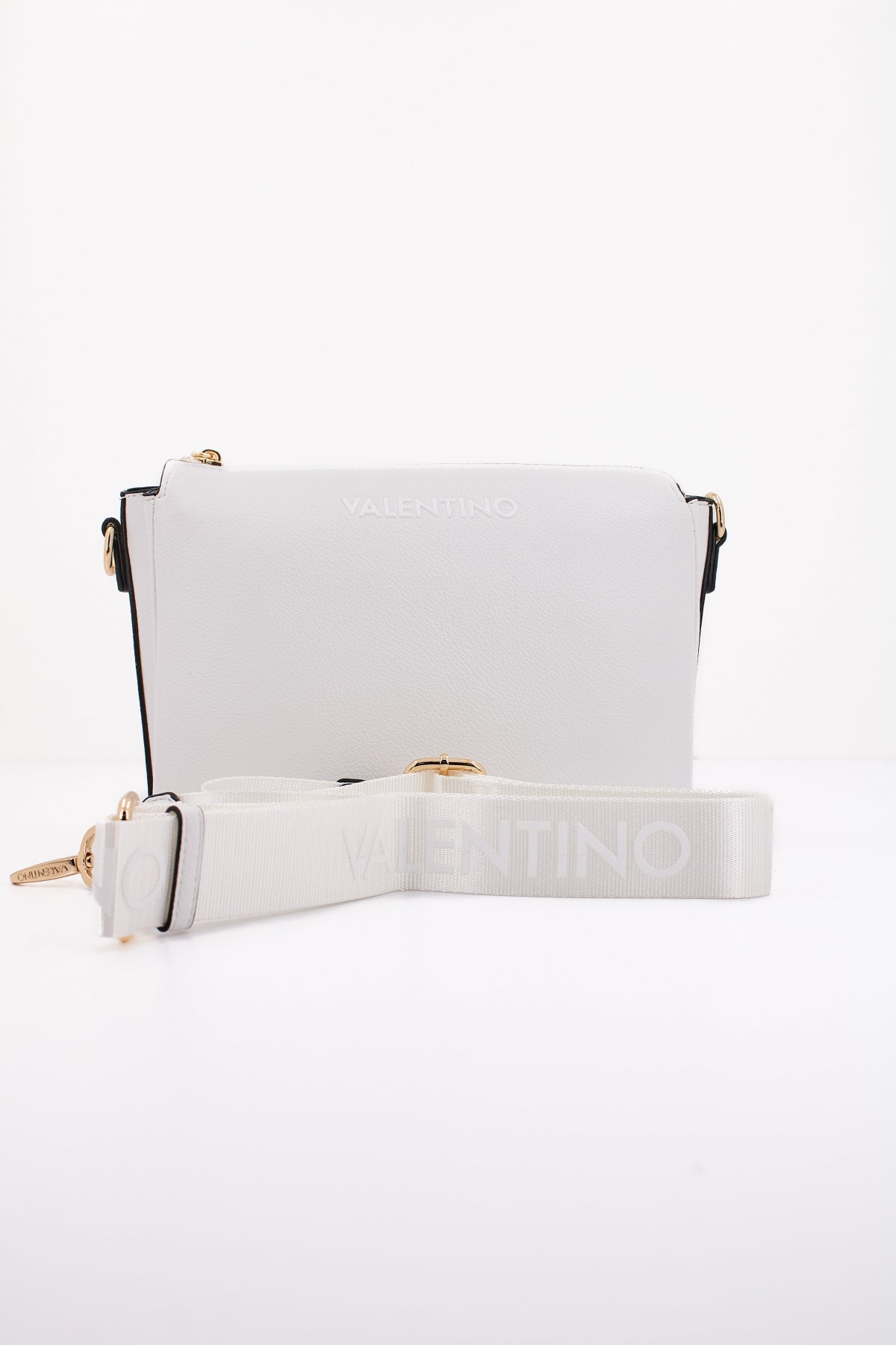 VALENTINO BAGS LADY SYNTHETIC BAG - MANHA en color BLANCO  (4)