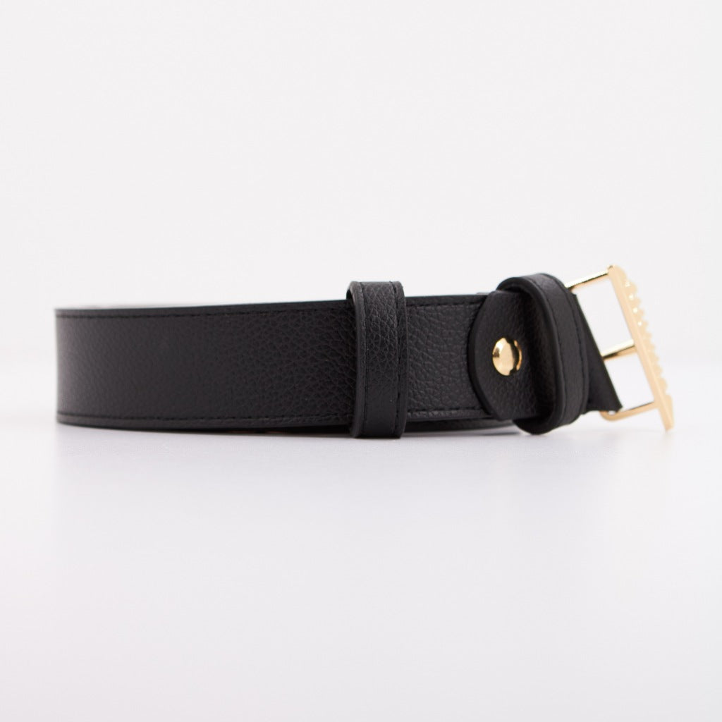 VALENTINO BAGS LADY SYNTHETIC BELT - HAMP en color NEGRO  (5)