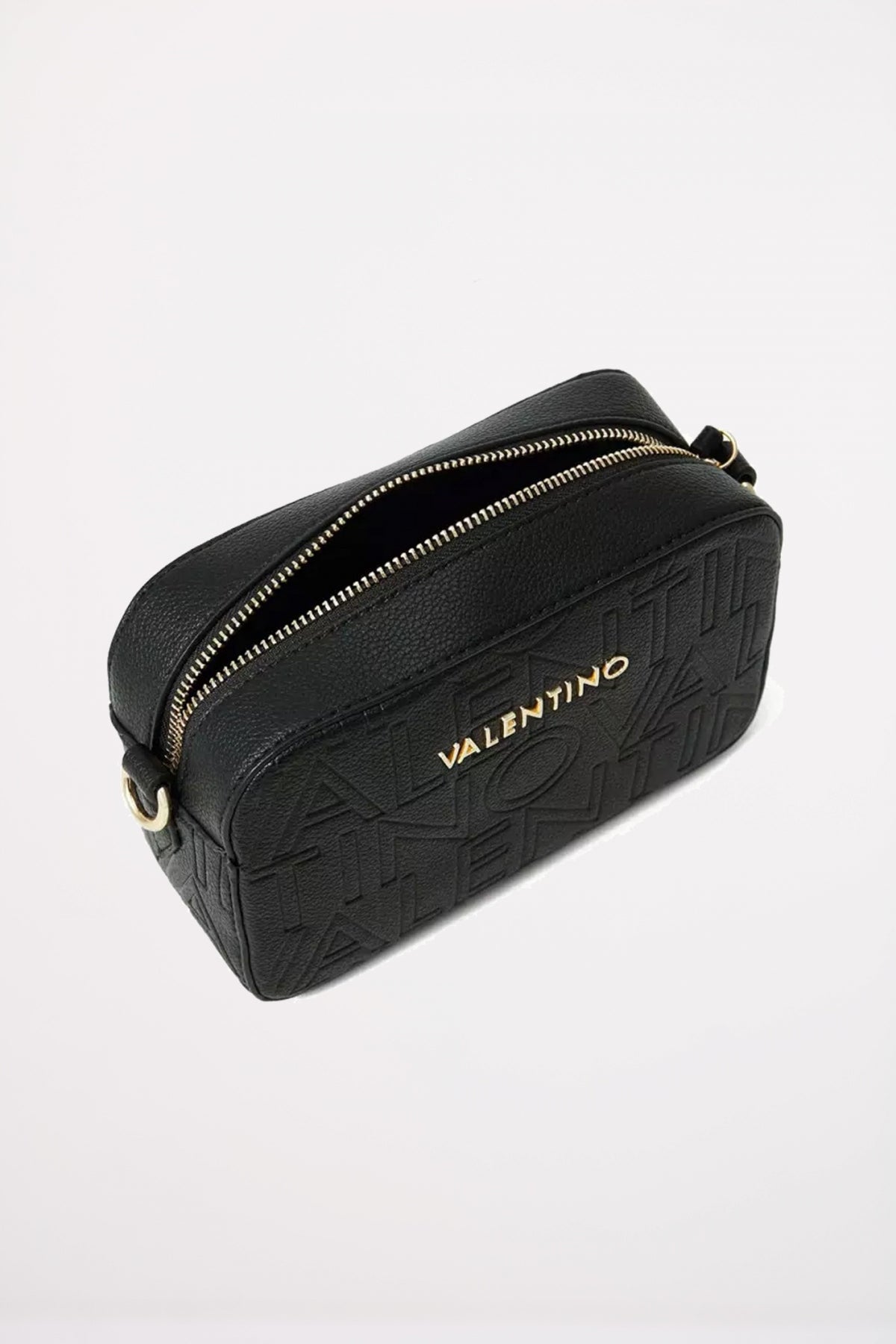 VALENTINO BAGS TASCAPANE PANSY en color NEGRO  (3)