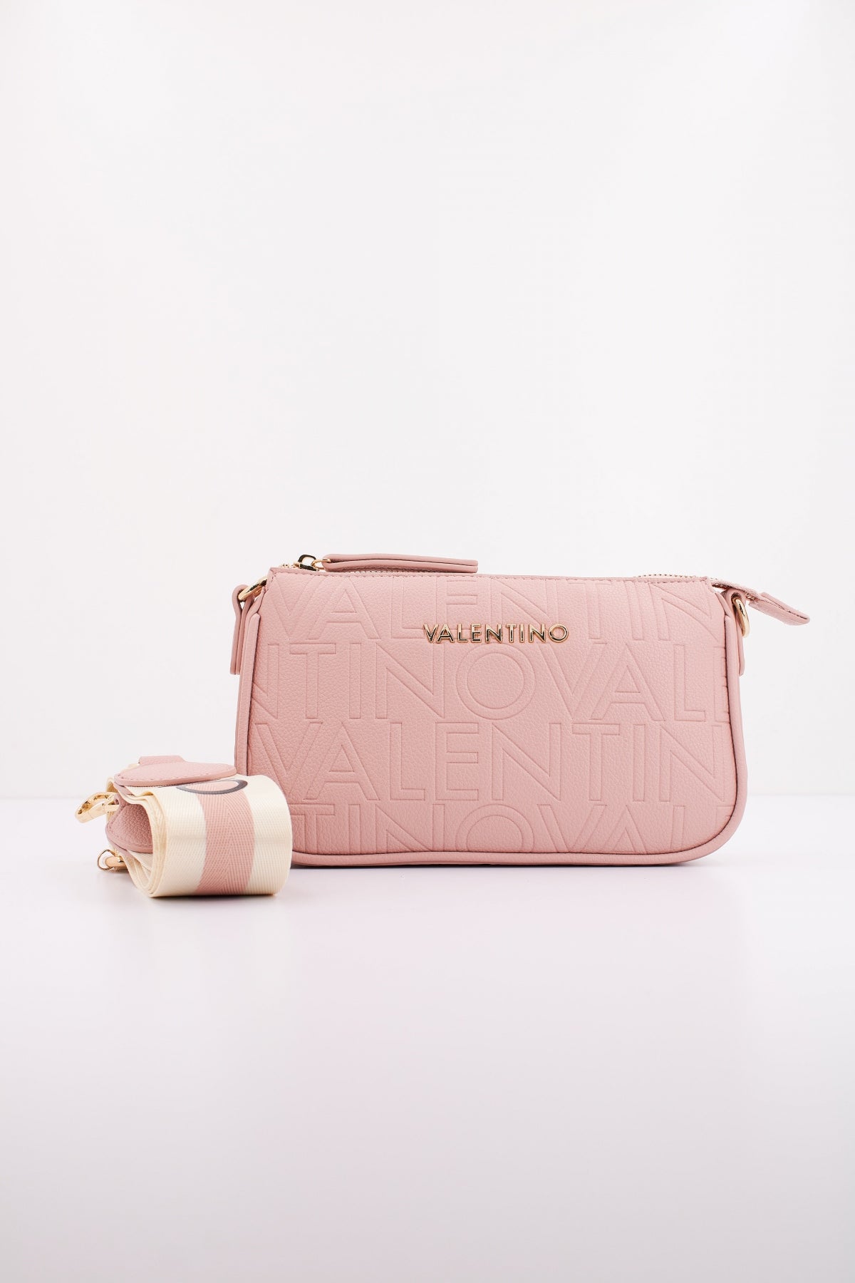 VALENTINO BAGS TRACOLLA PANSY en color NUDE  (1)