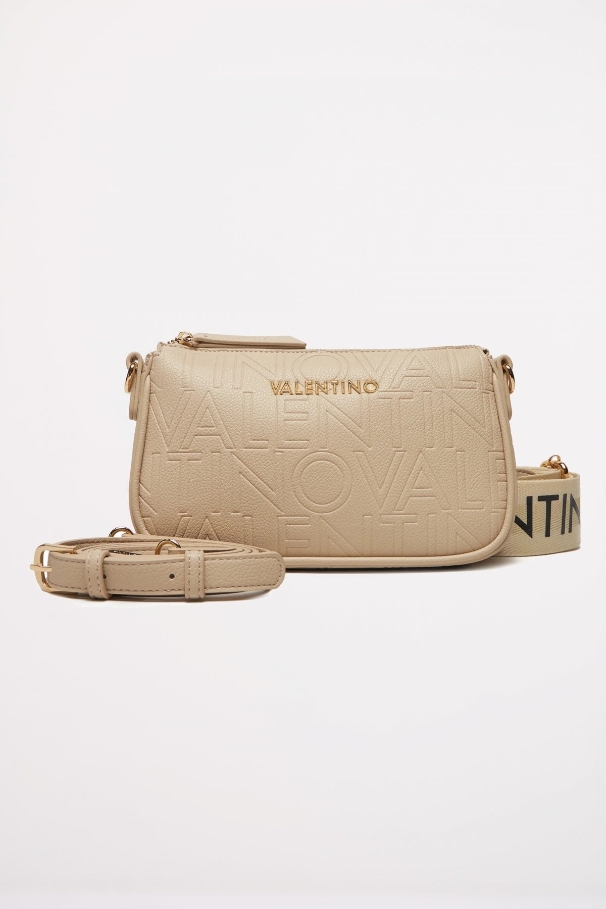 VALENTINO BAGS TRACOLLA PANSY en color BEIS  (1)