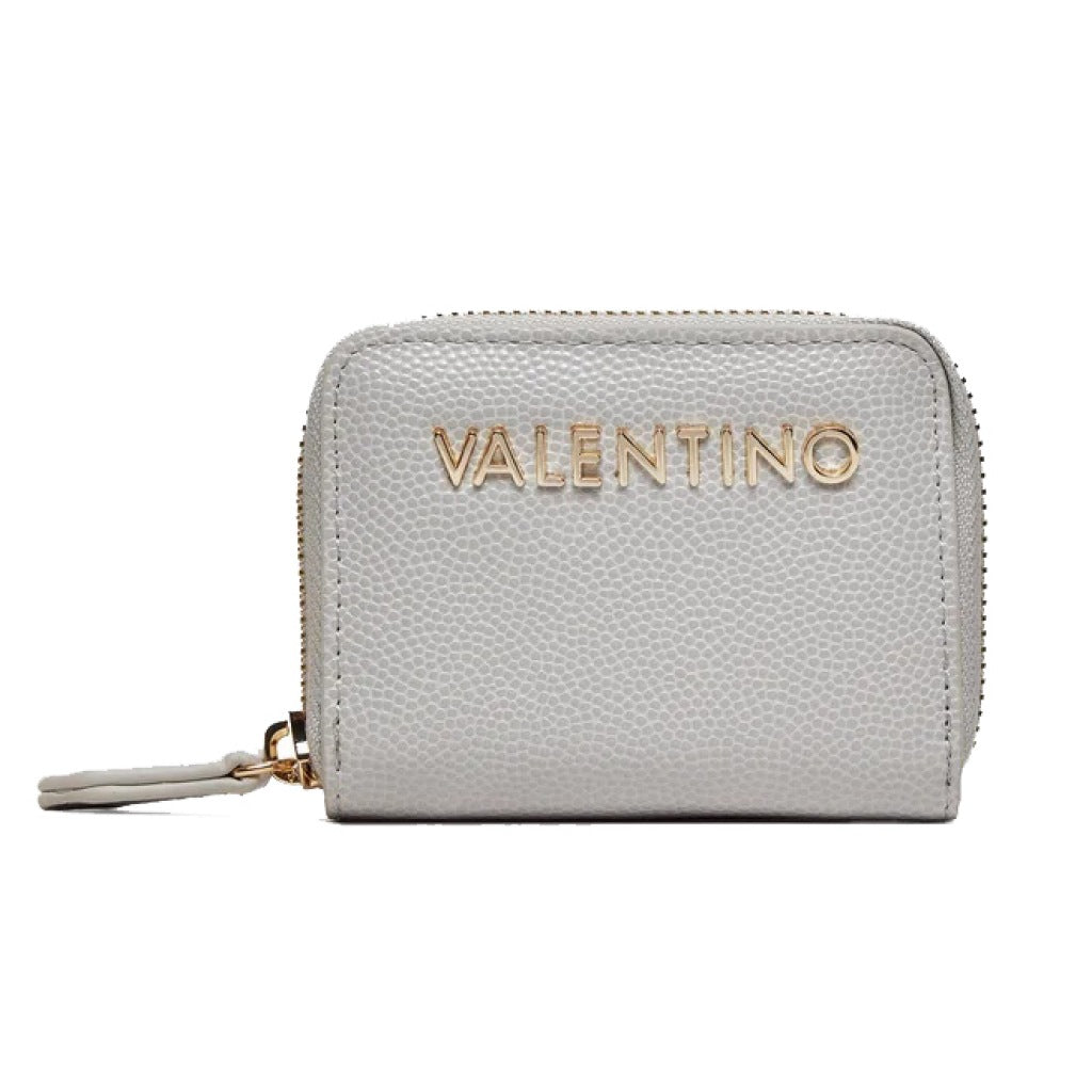 VALENTINO BAGS DIVINA WALLET en color PLATA  (4)