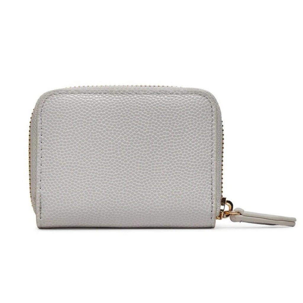 VALENTINO BAGS DIVINA WALLET en color PLATA  (5)