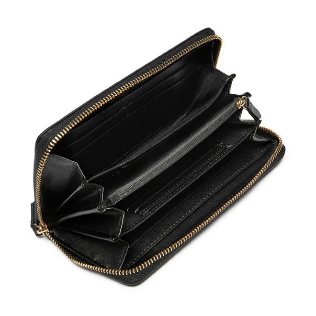 VALENTINO BAGS DIVINA WALLET en color NEGRO  (6)