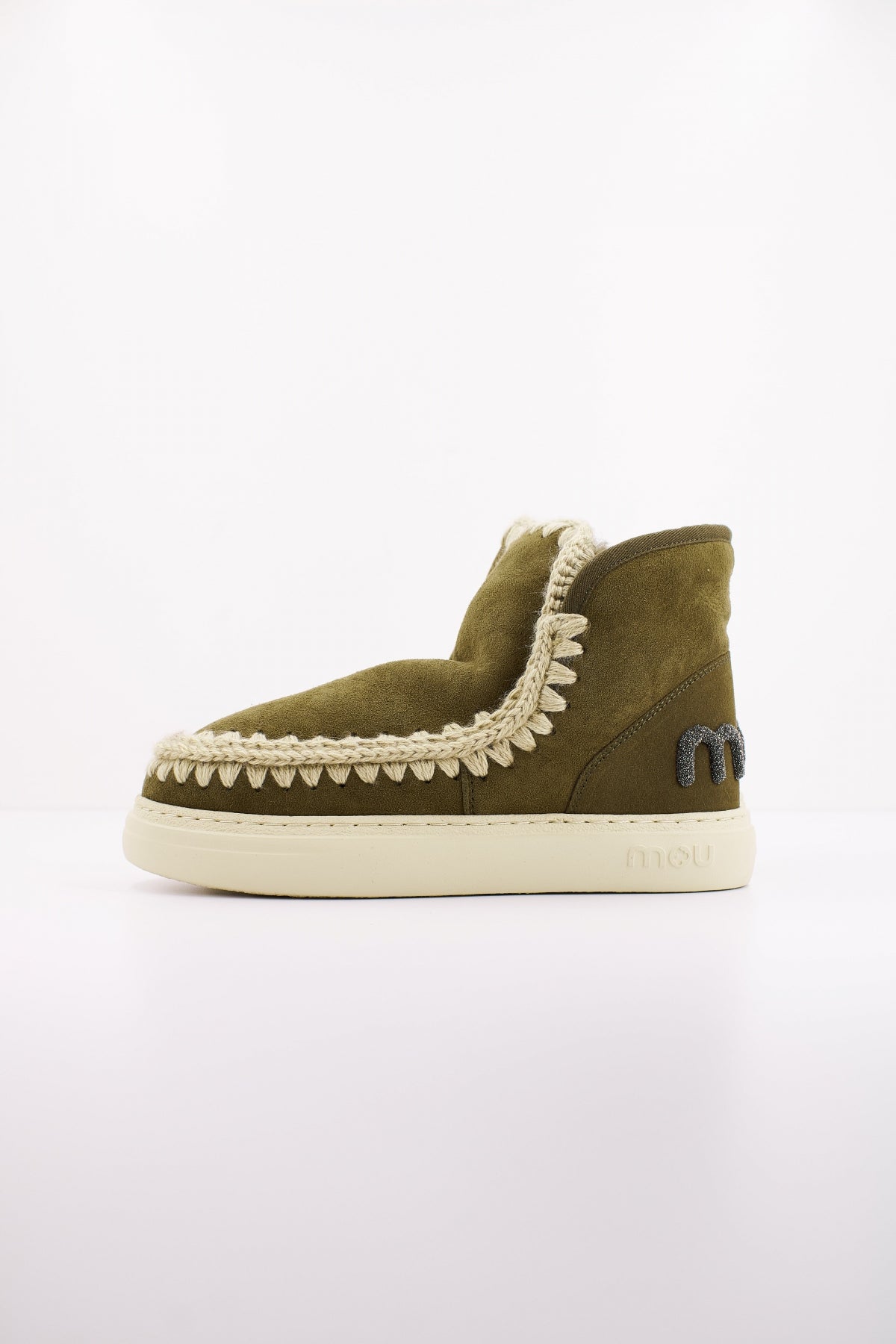 MOU  ESKIMO SNEAKER BOLD GLIT en color VERDE  (1)