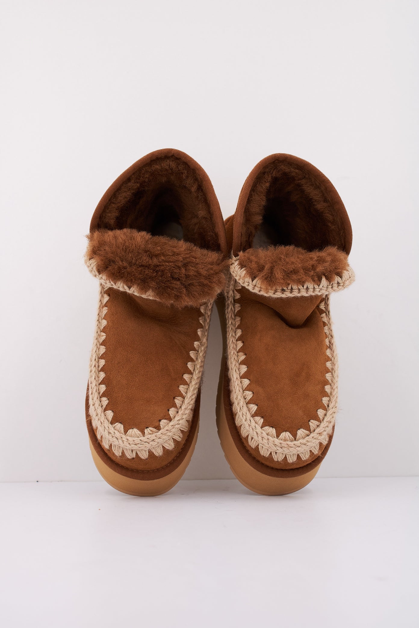 MOU MINI ESKIMO PLATFORM BOOT en color MARRON  (3)