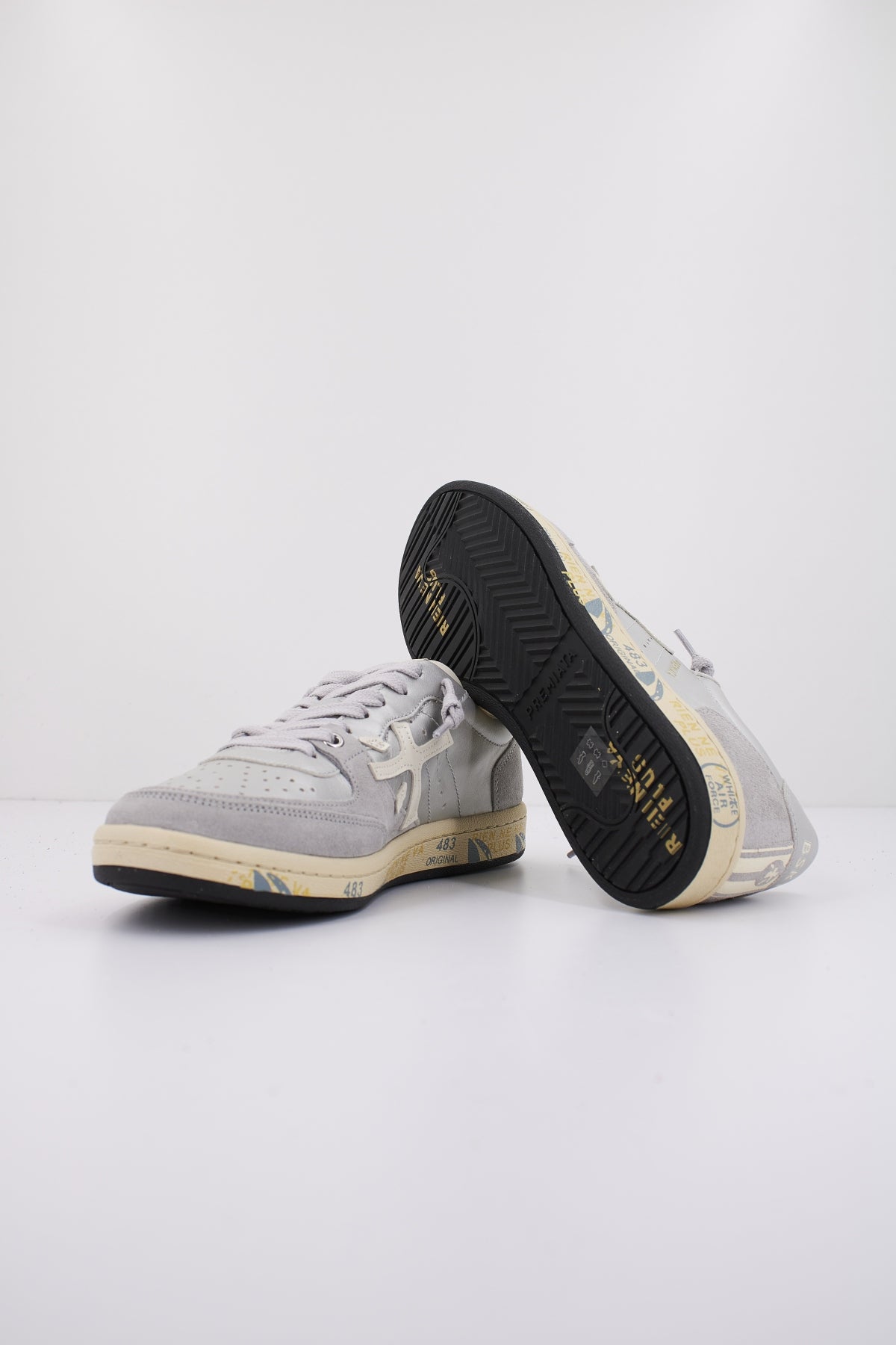 PREMIATA BSKT CLAYD   en color PLATA  (4)