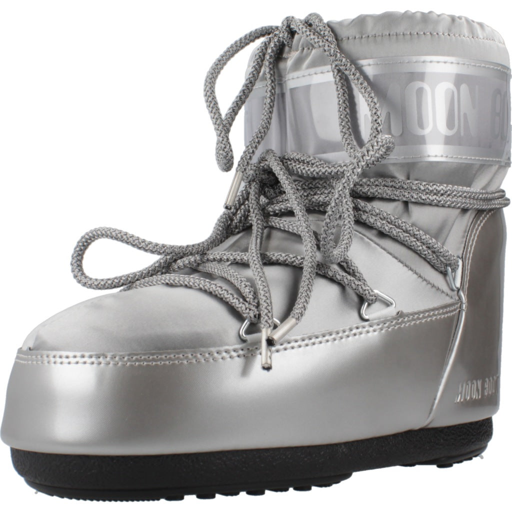 MOON BOOT MB ICON LOW GLANC en color GRIS  (1)