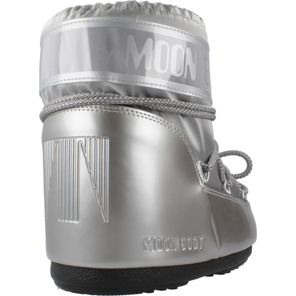 MOON BOOT MB ICON LOW GLANC en color GRIS  (3)